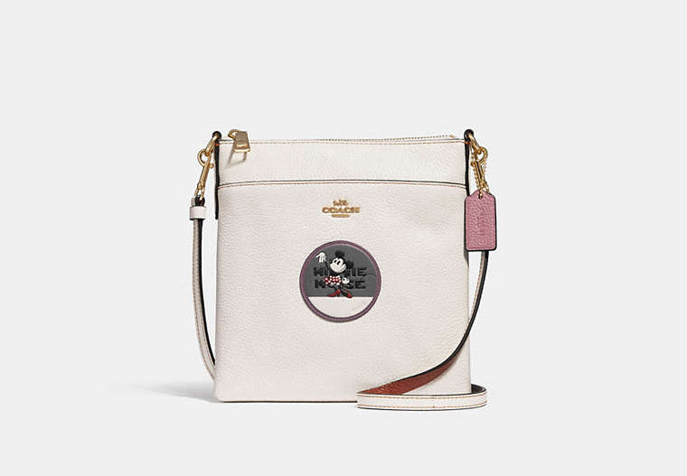 Minnie Mouse Kitt Messenger Crossbody With Patches