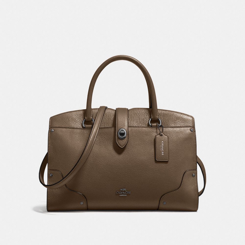 COACH®,Mercer Satchel 30,,Front View