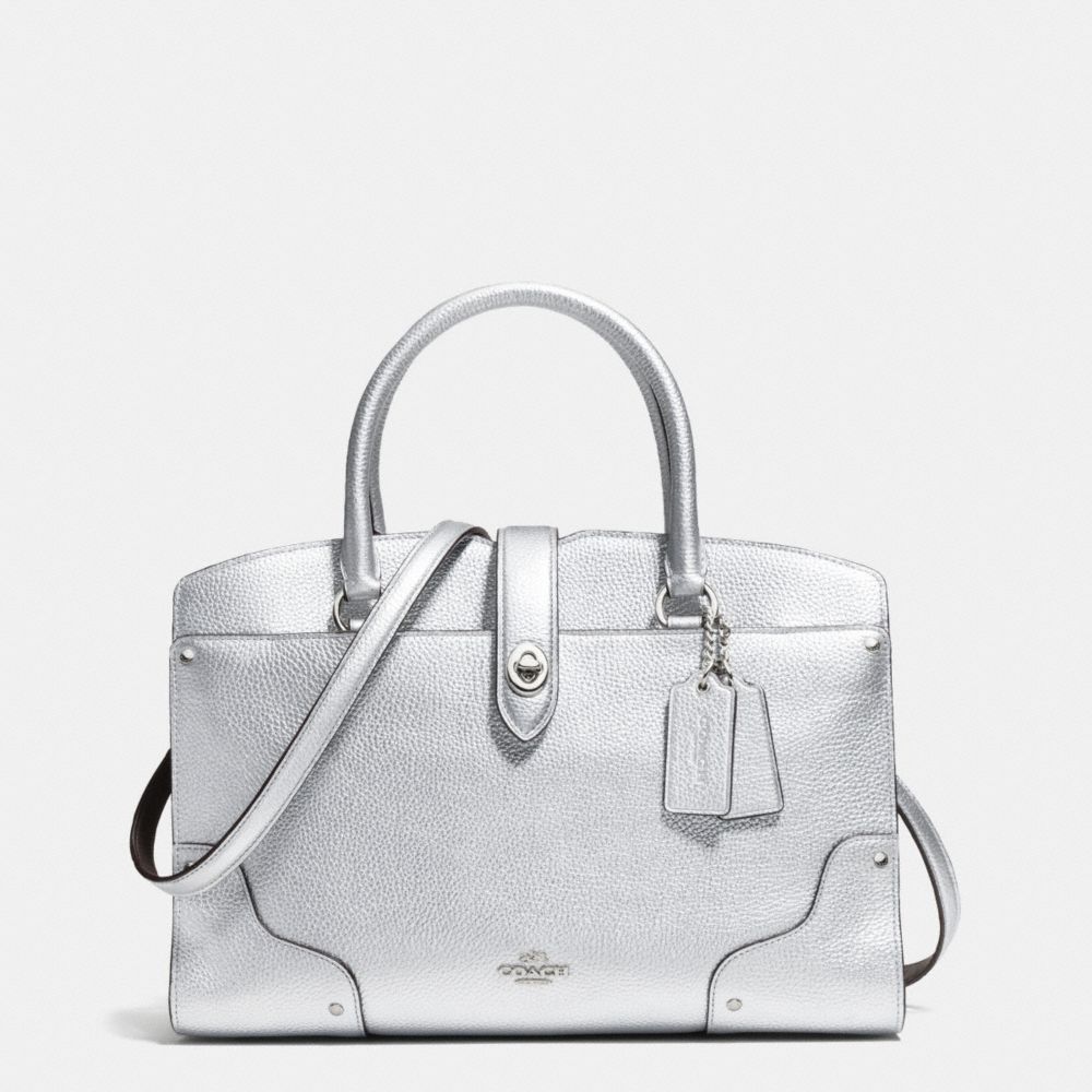 COACH®,Mercer Satchel 30,,Front View