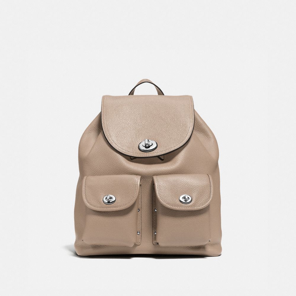 COACH®,Turnlock Rucksack,,Front View