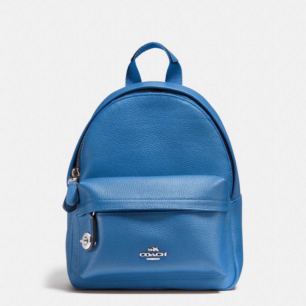 Mini Campus Backpack In Polished Pebble Leather | COACH®