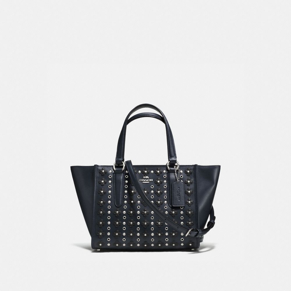 Mini Crosby Carryall In Floral Rivets Leather