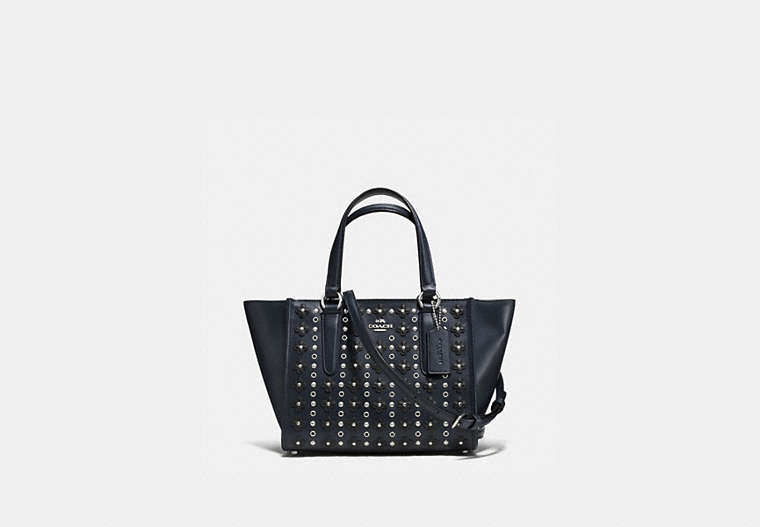 Mini Crosby Carryall In Floral Rivets Leather