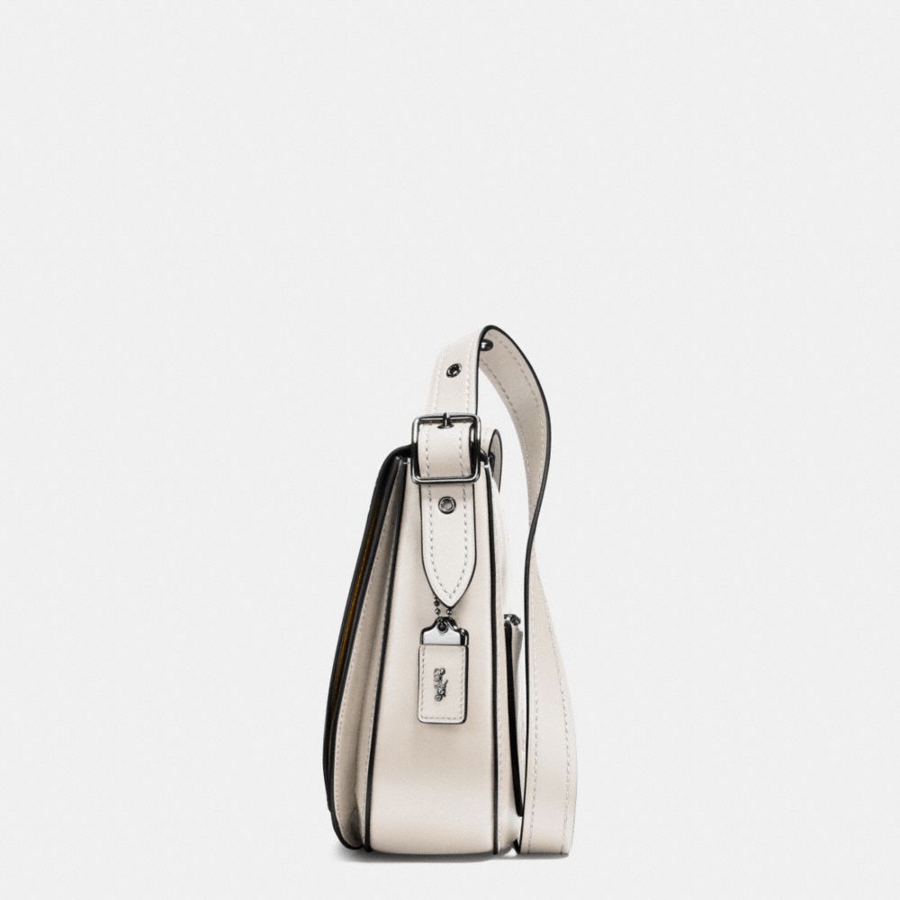 COACH®,Mickey Saddle Bag In Glovetanned Leather,,Angle View