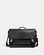 COACH®,RIVINGTON BIKE BAG,Leather,Medium,Black Copper/Black,Front View