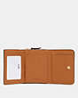 COACH®,SMALL TRIFOLD WALLET,pvc,Mini,Gold/Blossom,Inside View,Top View