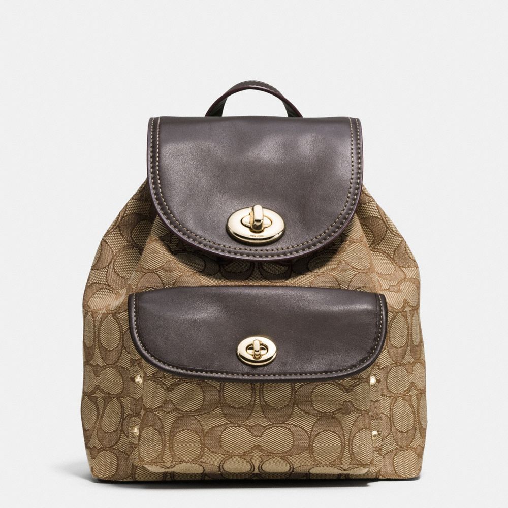 Coach mini turnlock rucksack new arrivals