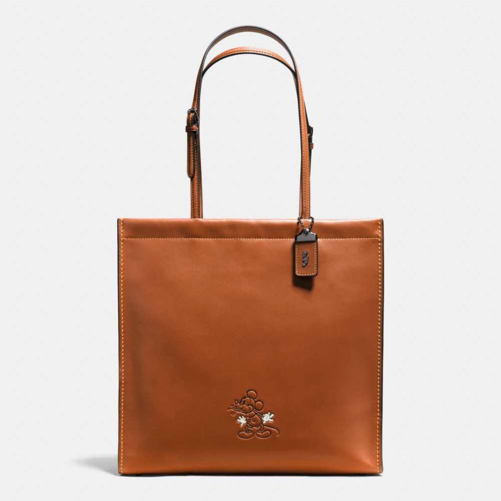 COACH®,Mickey Skinny Tote In Glovetanned Leather,,Front View