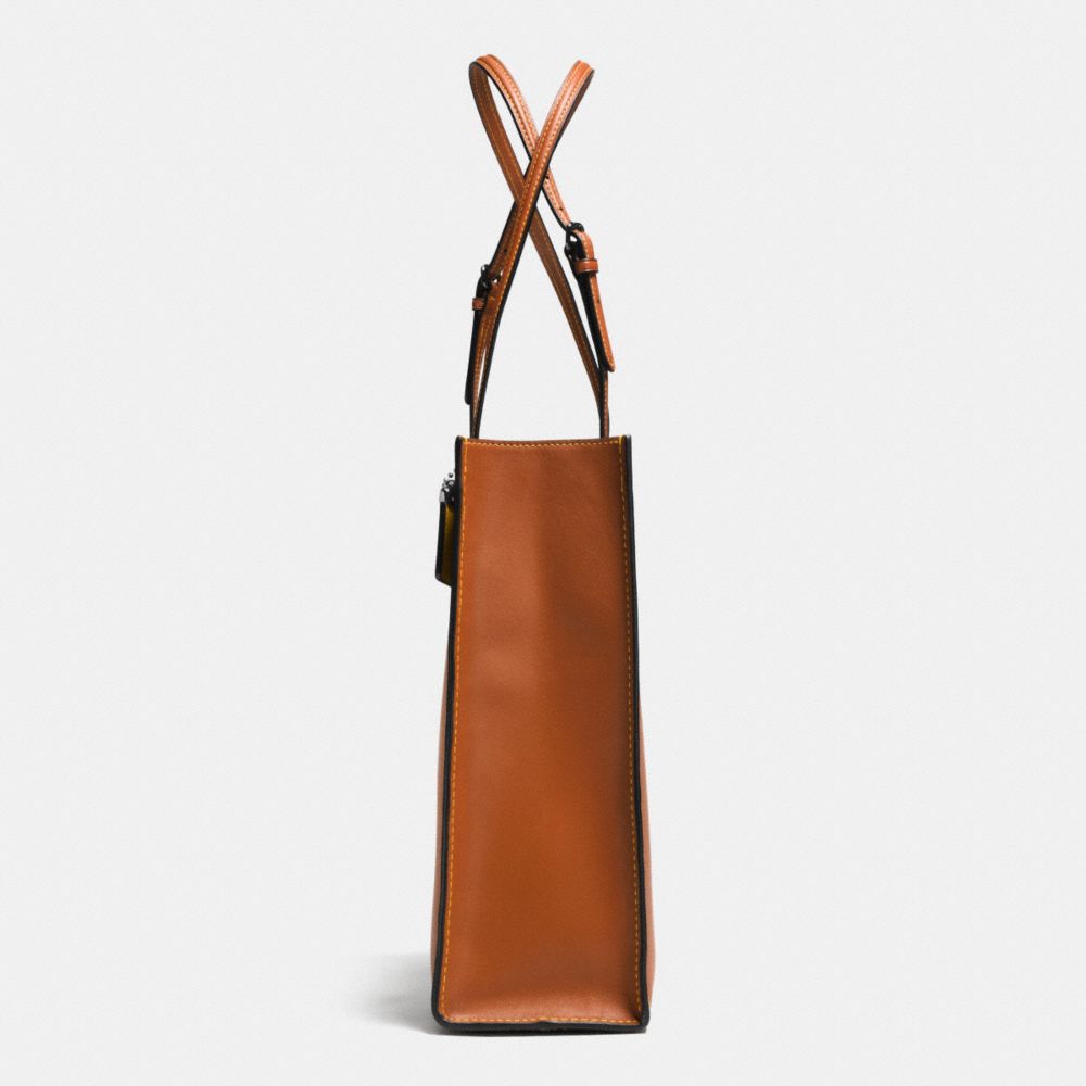 COACH®,Mickey Skinny Tote In Glovetanned Leather,,Angle View