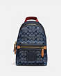 COACH®,ACADEMY PACK IN SIGNATURE CHAMBRAY,n/a,Brass/Chambray,Front View