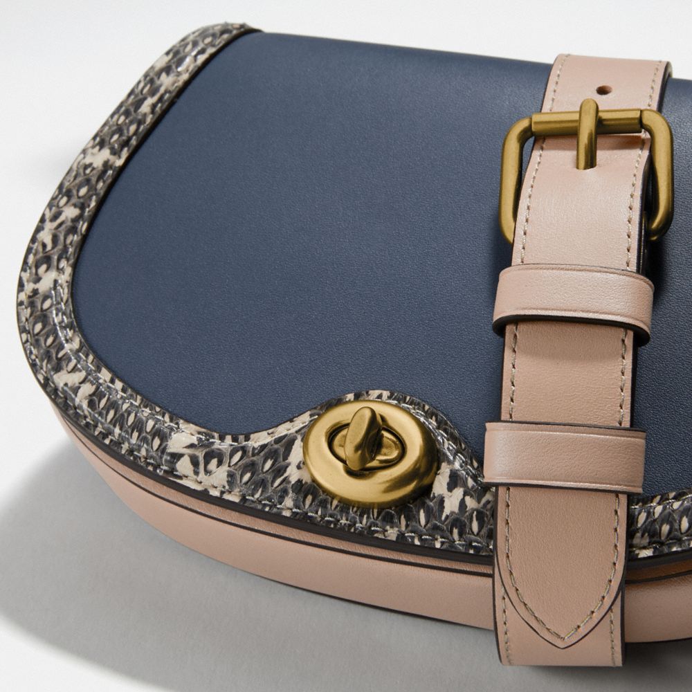 Snakeskin on sale belt bag