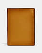 COACH®,PASSPORT CASE,Leather,AMBER,Front View