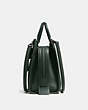 COACH®,ROGUE,Pebbled Leather,Large,Black Copper/Ivy,Angle View