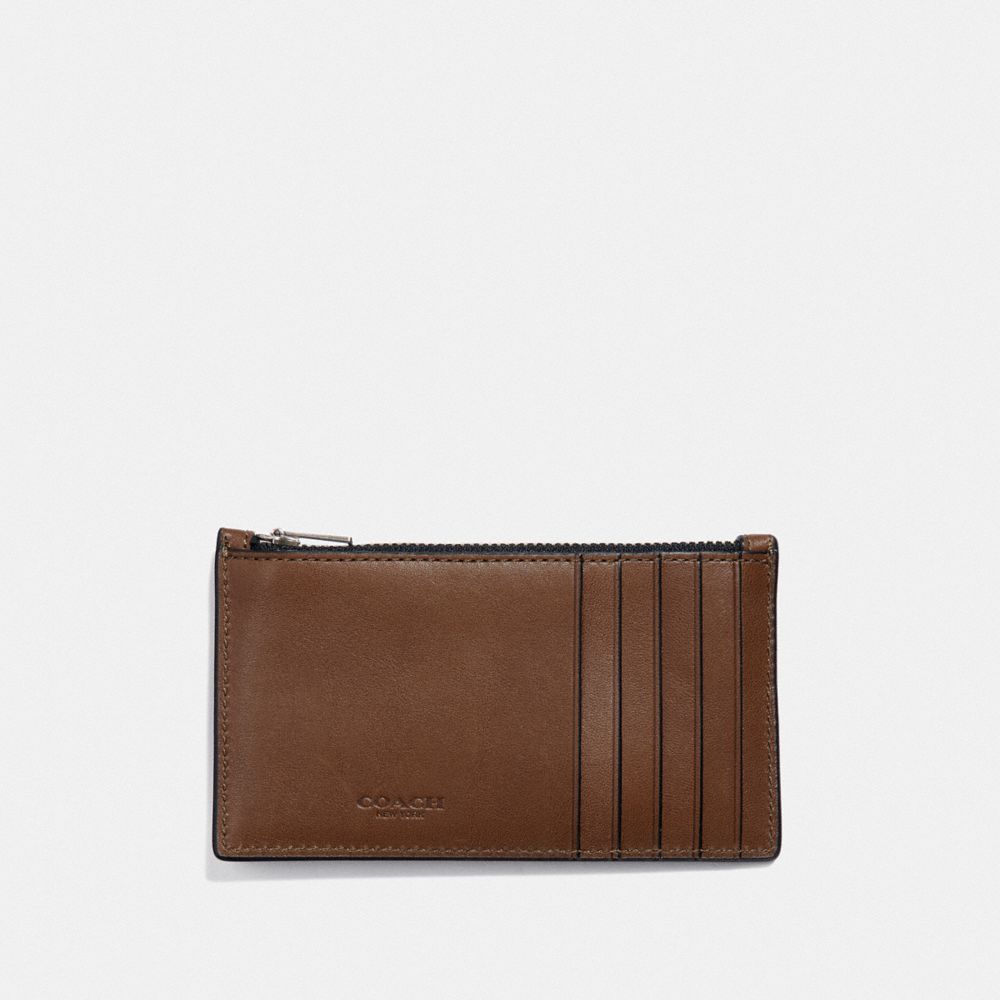 Zip Card Case With Rivets