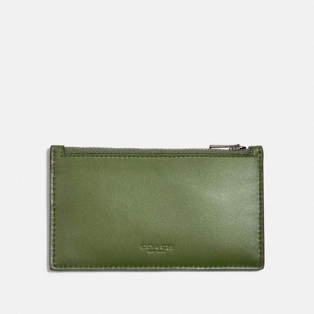 COACH®,Zip Card Case,,Front View