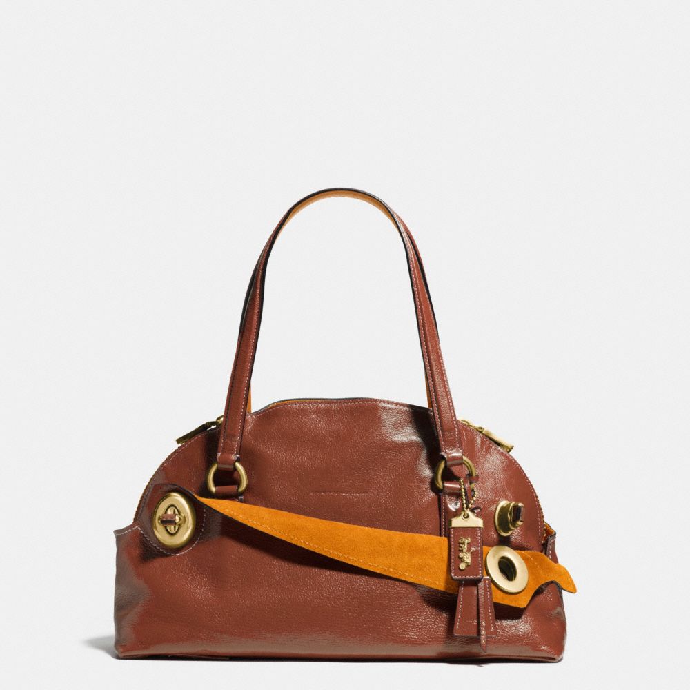 COACH COACH Outlaw Satchel In Polished Grain Leather