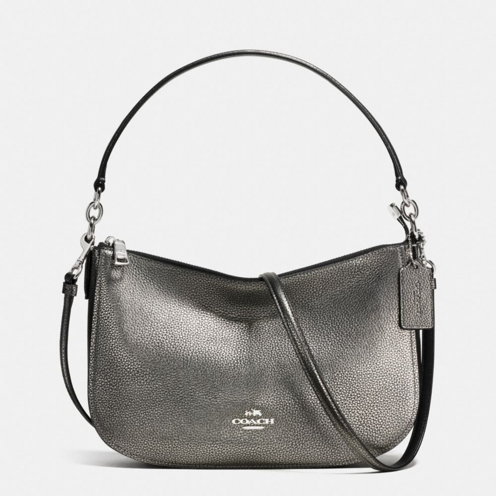 COACH®,Chelsea Crossbody In Polished Pebble Leather,,Front View