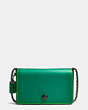 COACH®,DINKY 24,Leather,Small,BP/Forest,Front View