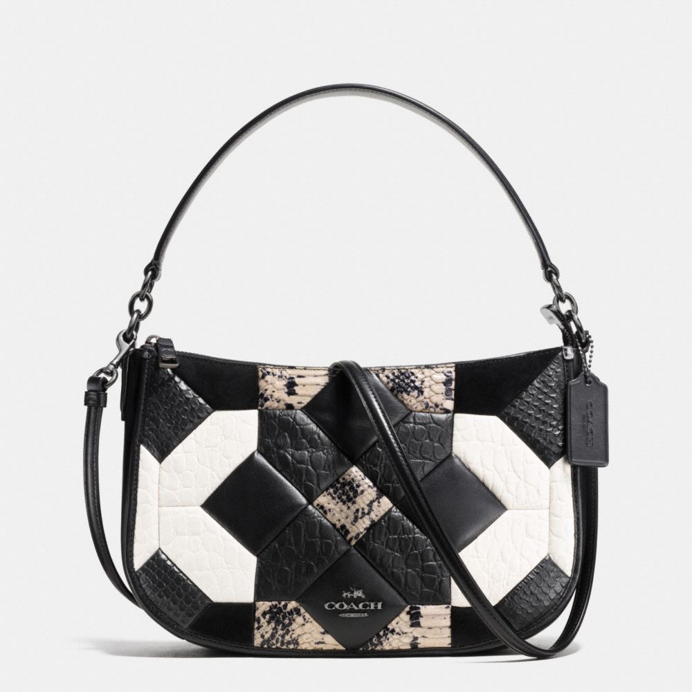 Canyon Quilt Chelsea Crossbody In Exotic Embossed Leather COACH