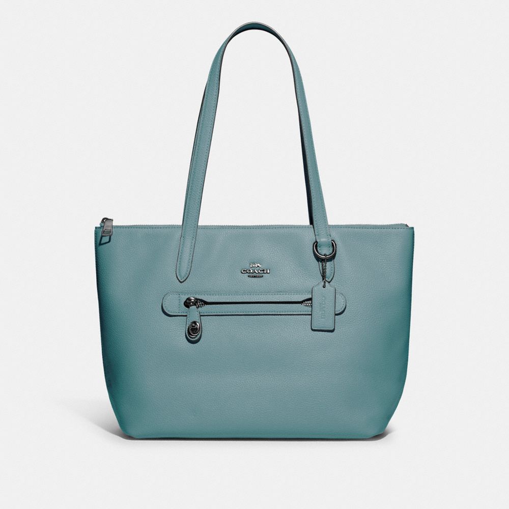 Coach taylor best sale leather tote