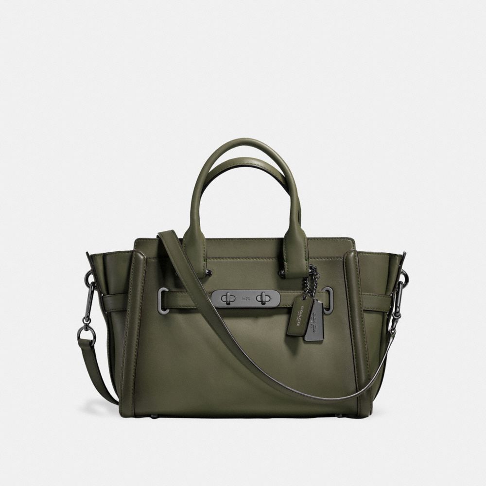 COACH®,Coach Swagger 27 In Burnished Leather,,Front View