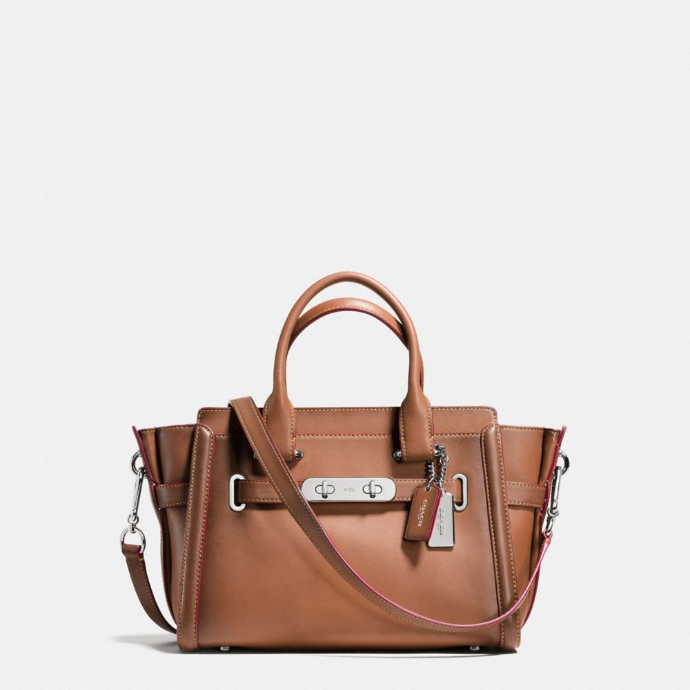 COACH®: Coach Swagger 27 In Burnished Leather