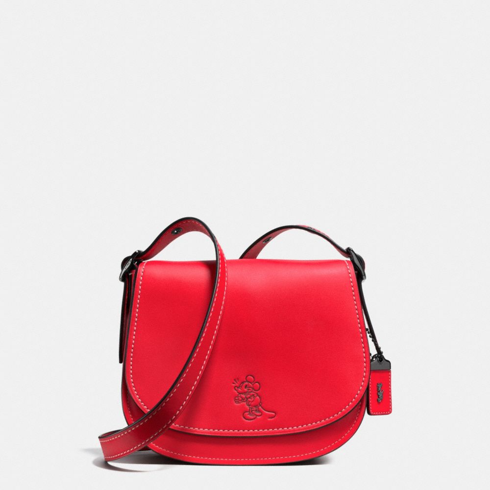 COACH®: Mickey Saddle Bag 23 In Glovetanned Leather