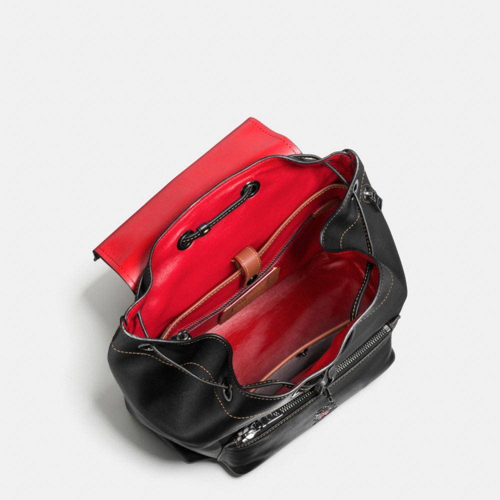 Mickey Rainger Backpack In Glovetanned Leather