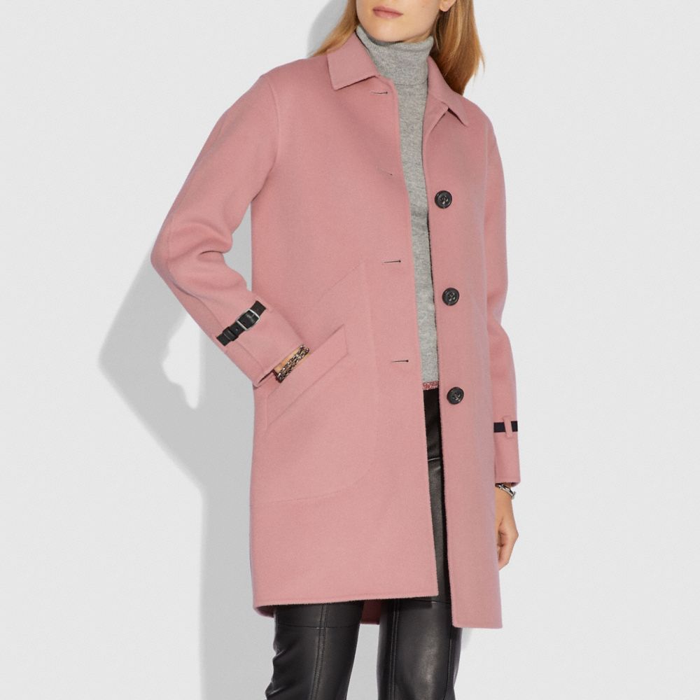 COACH®,Wool Coat,,Scale View