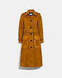 Western Suede Trench Coat
