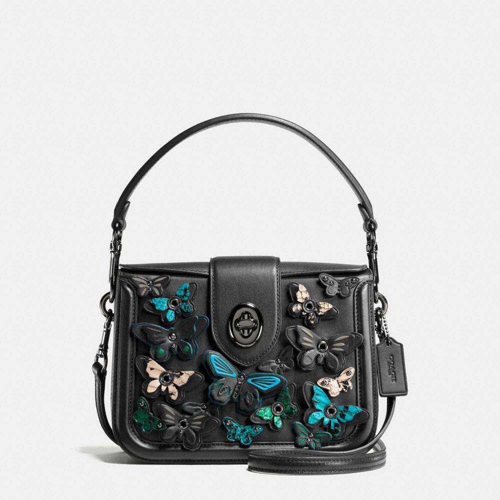 Klare crossbody 2025 with butterfly applique