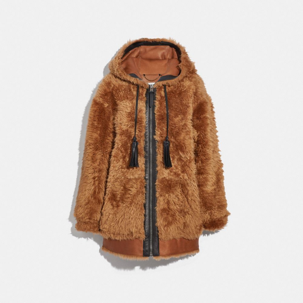 COACH Shearling Hoodie