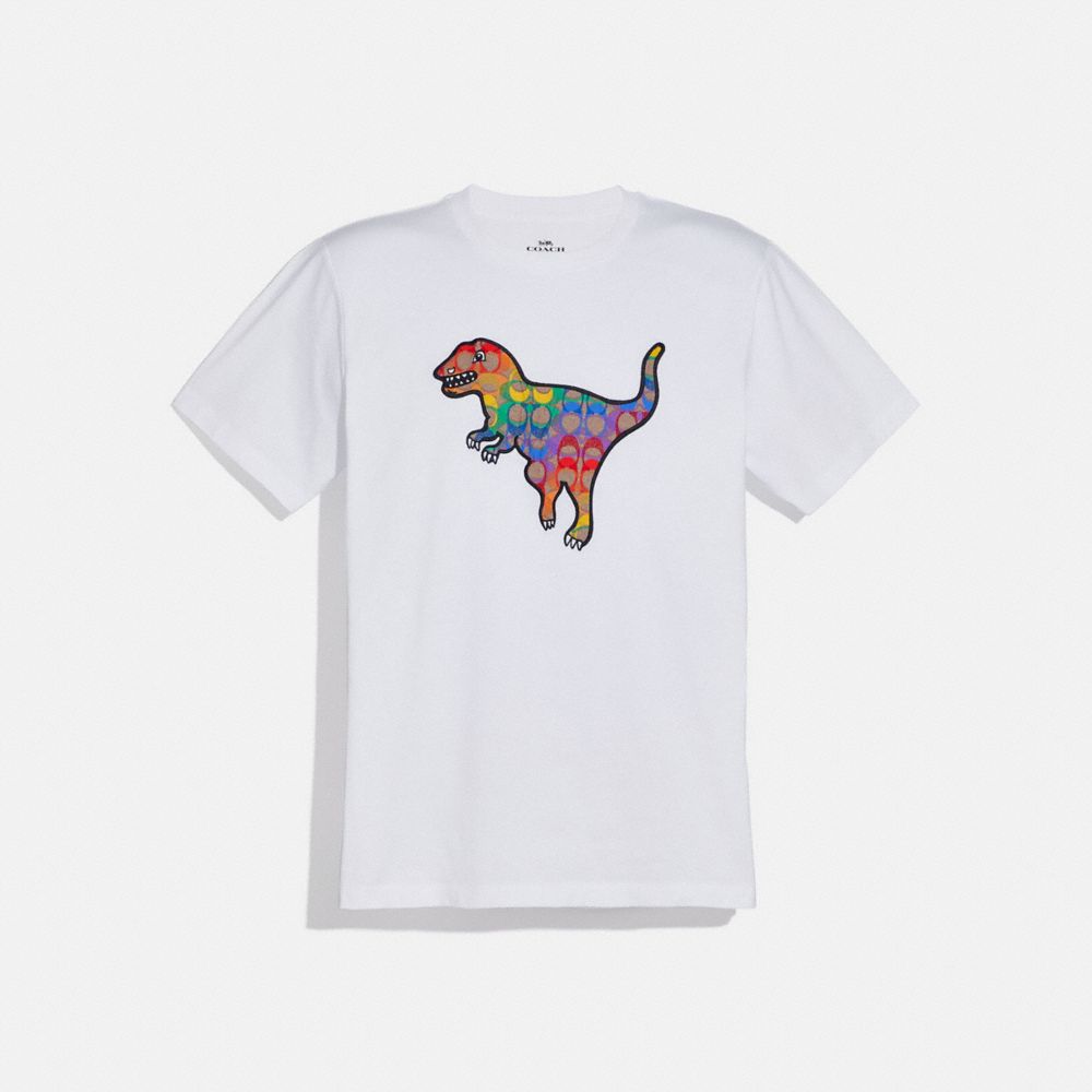 COACH Rainbow Signature Rexy T Shirt