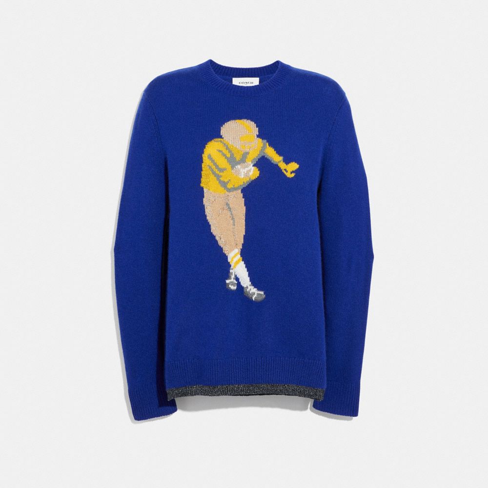 Intarsia Sweater - Football