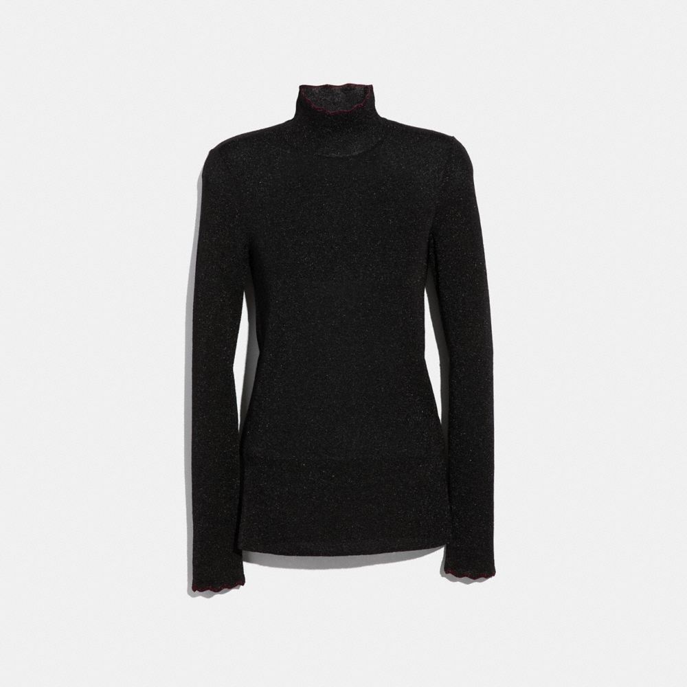 Lurex Turtleneck