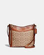 COACH®,CHAISE CROSSBODY IN SIGNATURE CANVAS,pvc,Medium,Brass/Tan/Rust,Front View