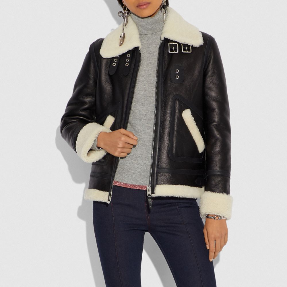 Shearling Aviator Jacket