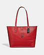 Minnie Mouse City Zip Tote With Motif
