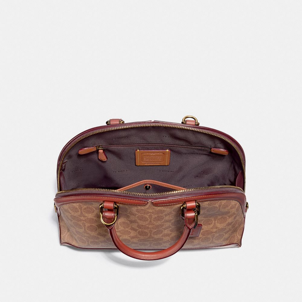 Quinn Satchel In Signature Canvas