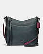 COACH®,CHAISE CROSSBODY IN COLORBLOCK,Leather,Medium,GM/Cypress Multi,Front View