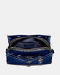 COACH®,MASON CARRYALL WITH SNAKESKIN DETAIL,Leather,Large,Brass/CADET,Inside View,Top View
