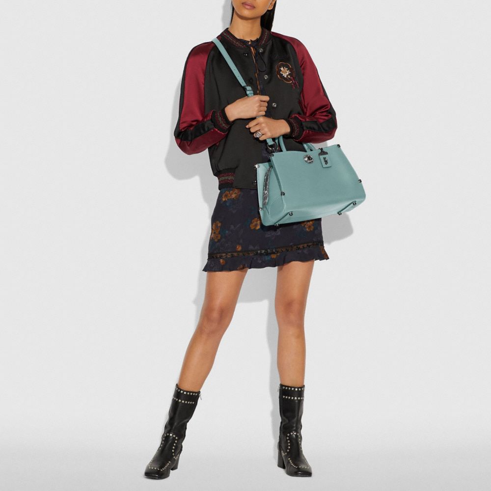 COACH®,Mason Carryall With Snakeskin Detail,,Detail View