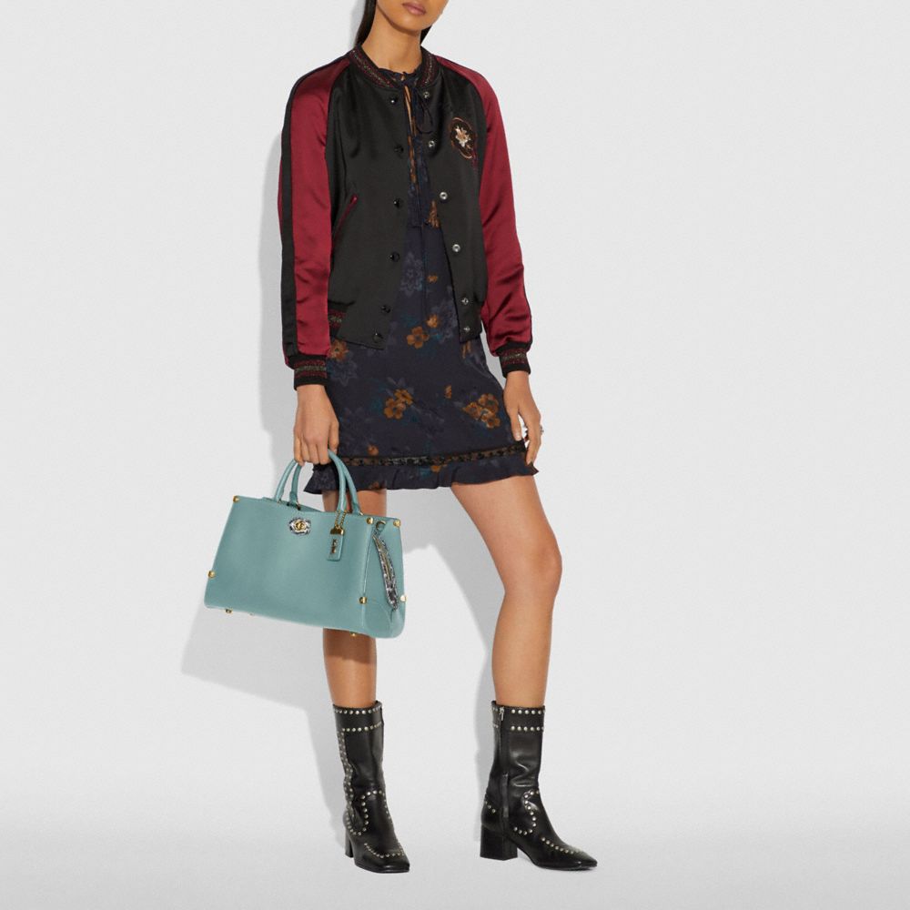 COACH®,Mason Carryall With Snakeskin Detail,,Detail View