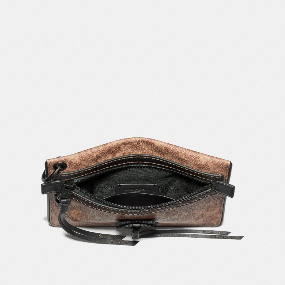 Pouch 22 In Signature Canvas With Whipstitch