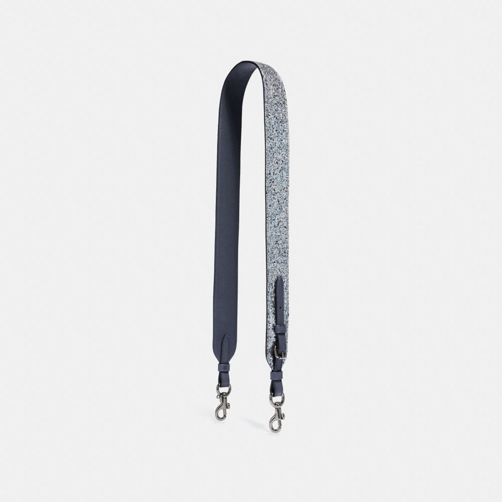 Coach Novelty Strap - Women's Bag Straps - Silver/Black