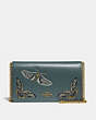 Callie Foldover Chain Clutch With Tattoo