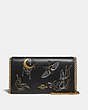 Callie Foldover Chain Clutch With Tattoo