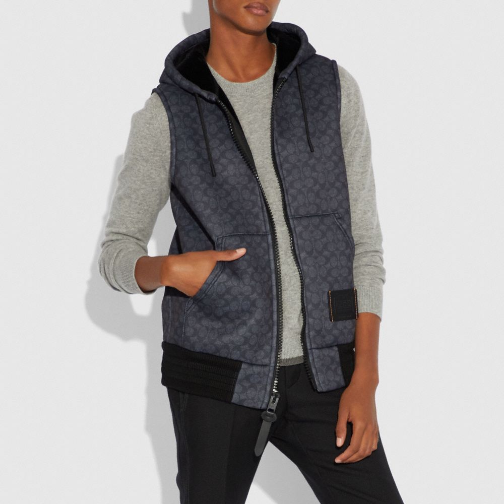 Hoodie and outlet vest