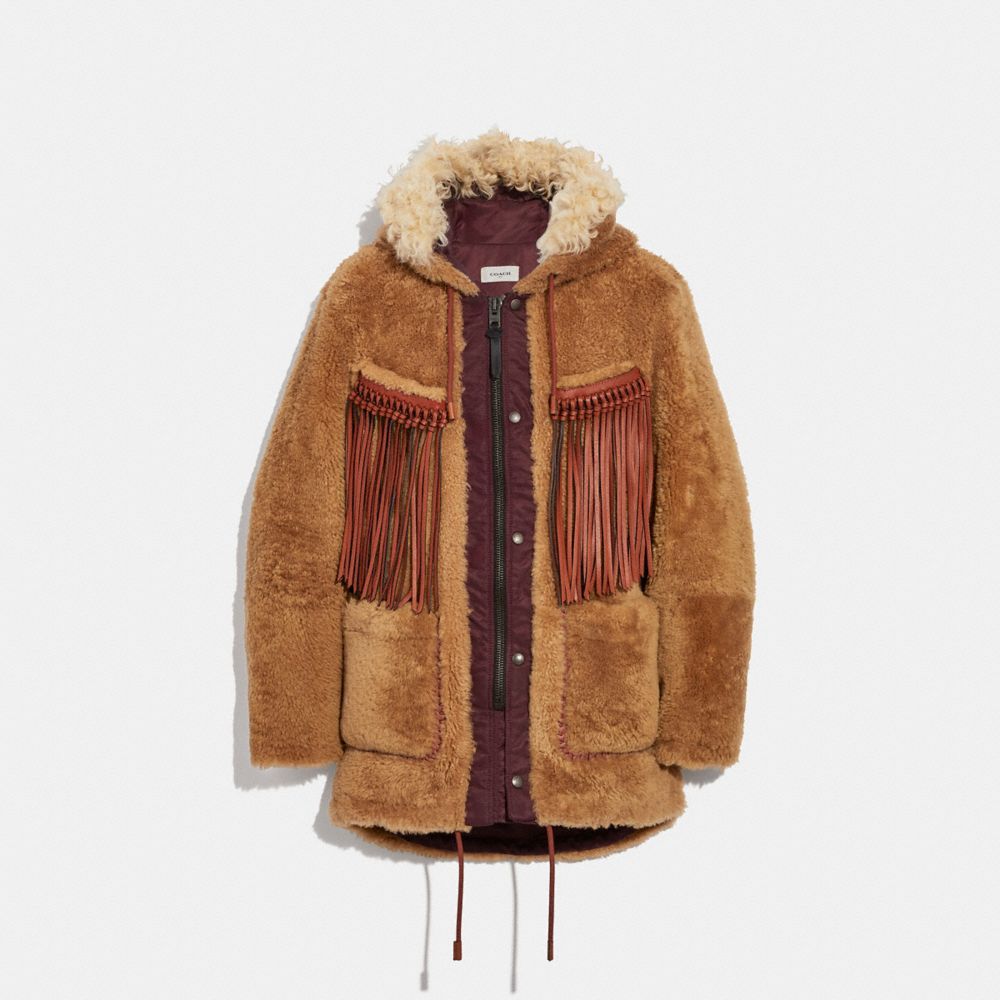 Western Parka With Fringe