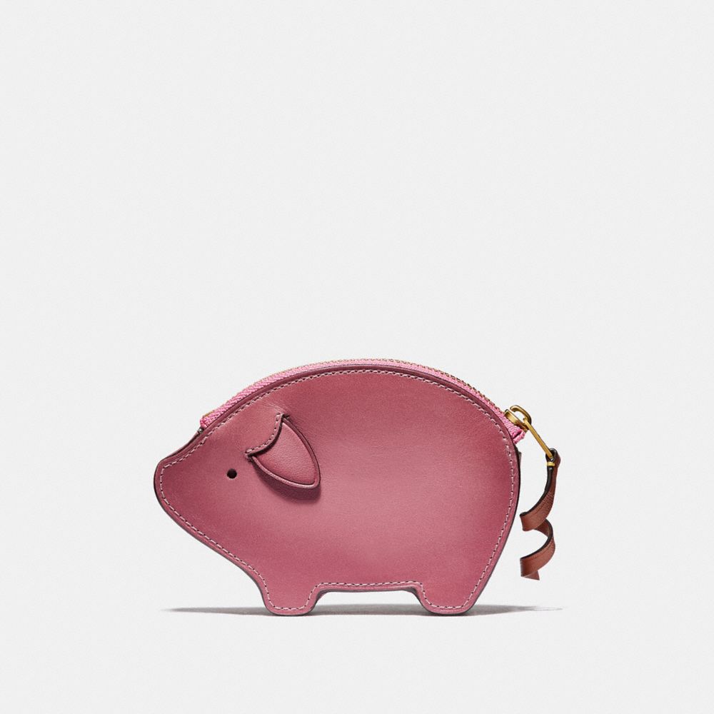 COACH Pig Coin Case